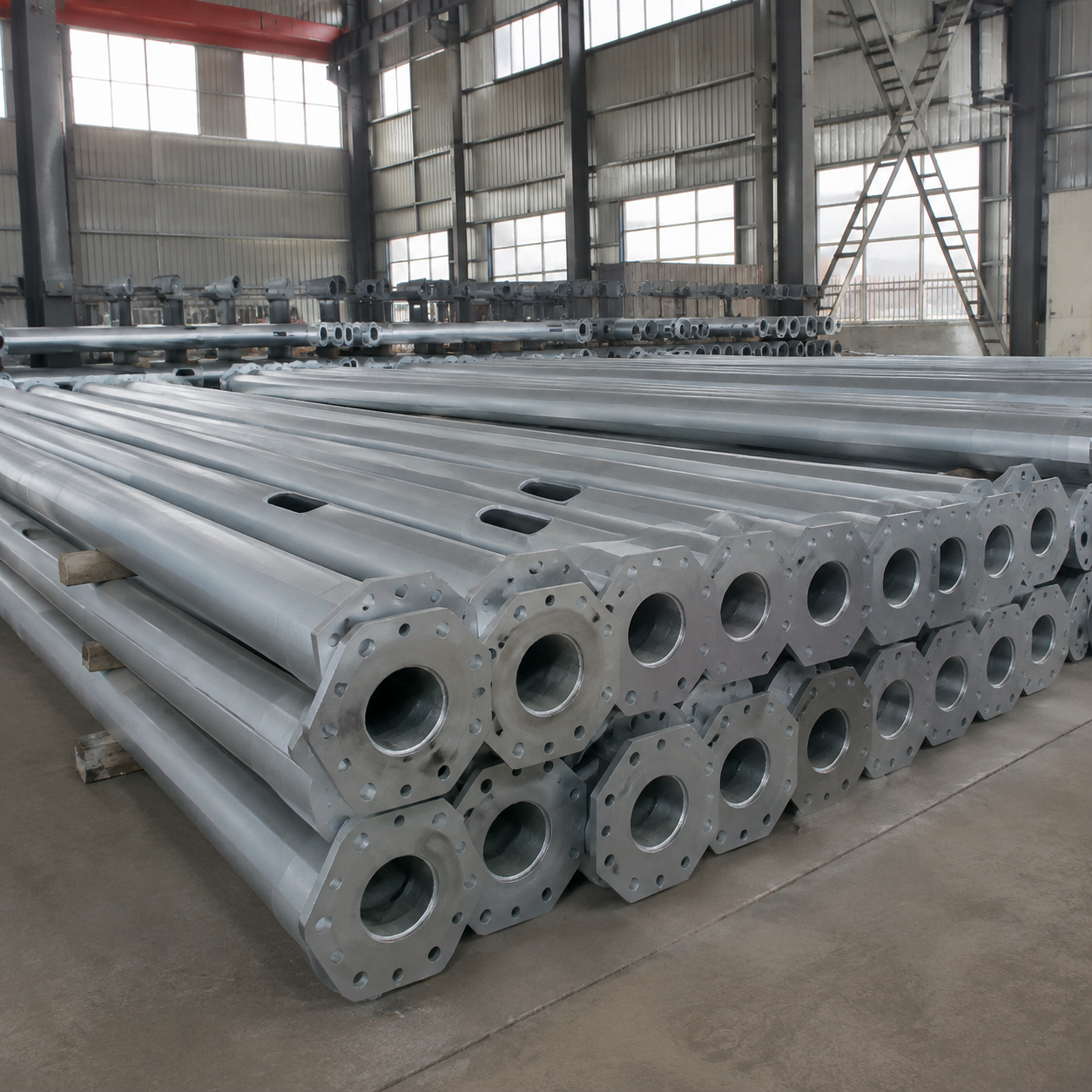 路灯灯杆
