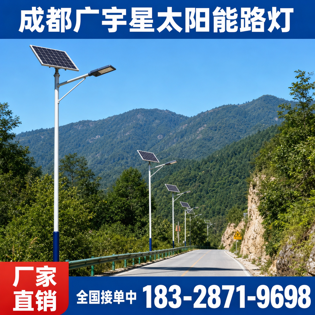 西藏某县道路亮化项目